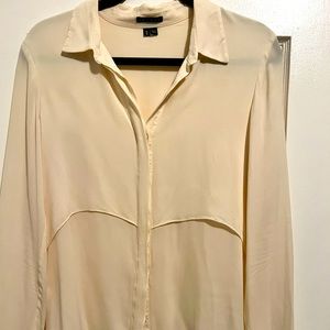 Off white theory silk shirt